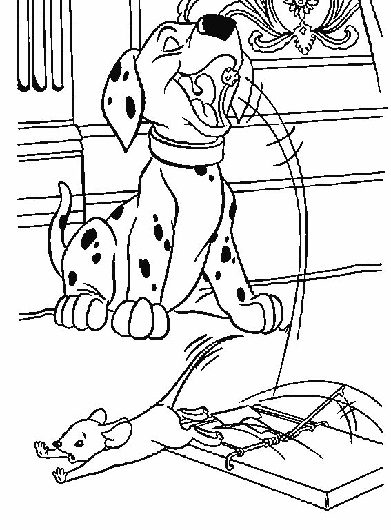 Perdita Ausmalbilder 101 Dalmatiner